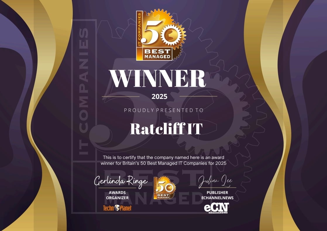Named among Britain's Top 50 Best Managed IT Companies for 8 Consecutive Years!